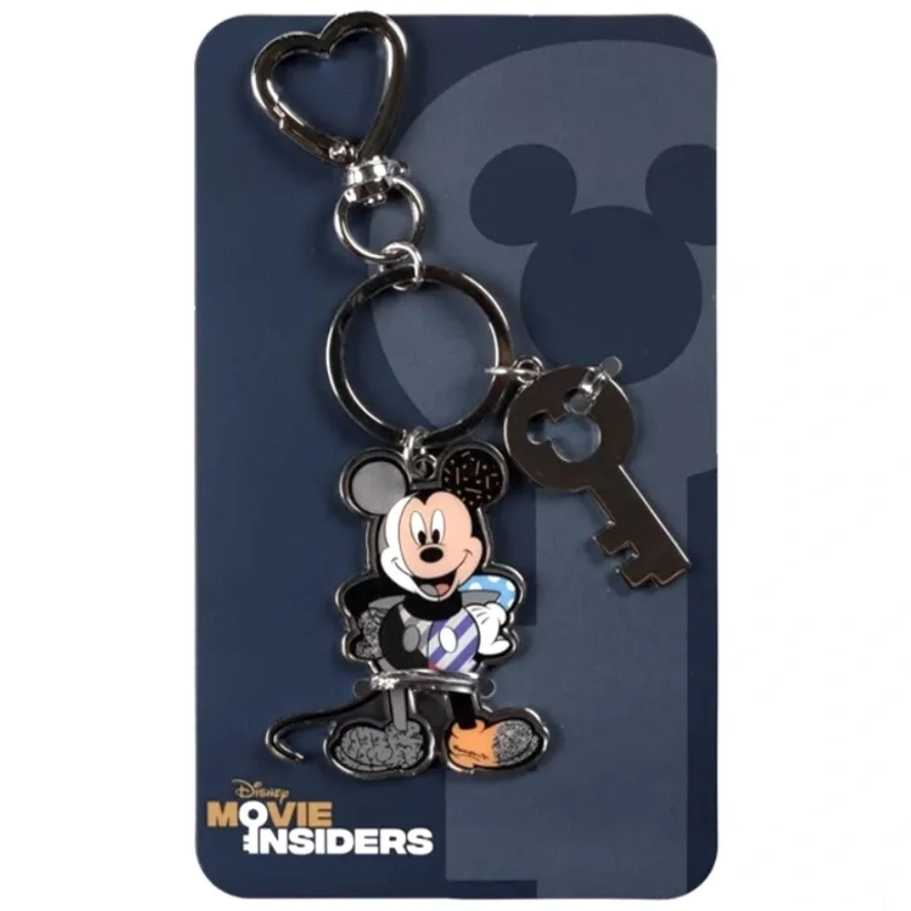 BNWT MICKEY MOUSE 100TH ANNIVERSARY KEYCHAIN BY POP ARTIST ROMERO BRITTO 2023
